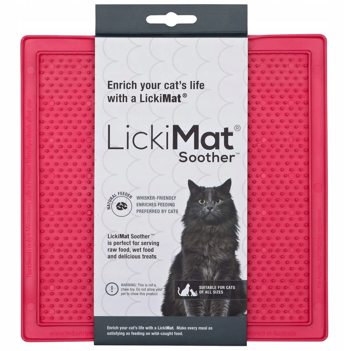 LickiMat Classic Soother Cat - Licking Mat for Cats