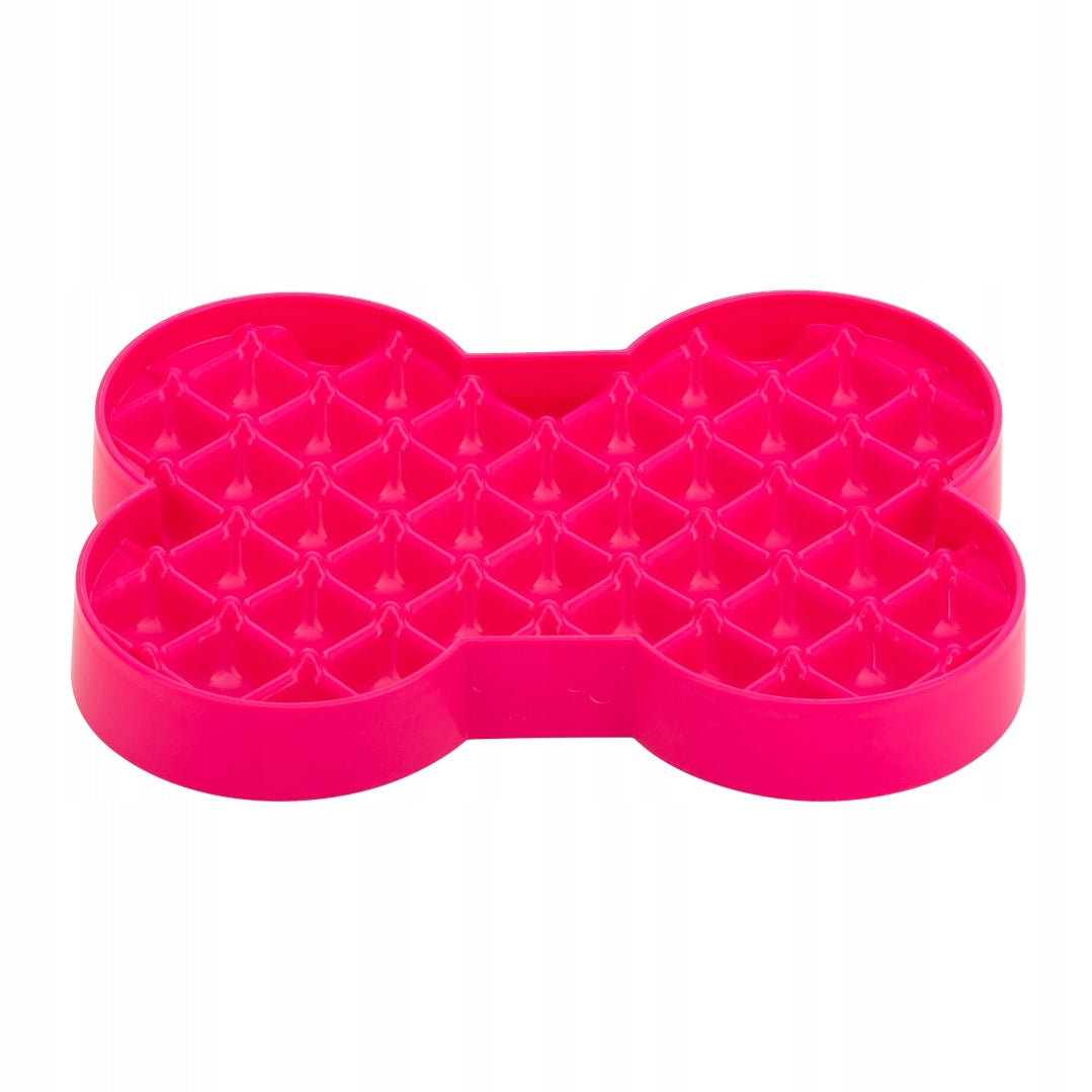 LickiMat Slodog Small Food Slowing Bowl, Dog Tray, Pink Device type single bowl
