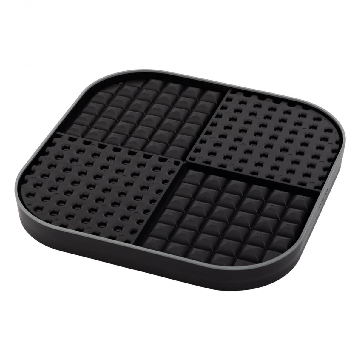 LickiMat Slomo XL Licking Mat for Medium to Large Dogs, Black Capacity 0.4 l