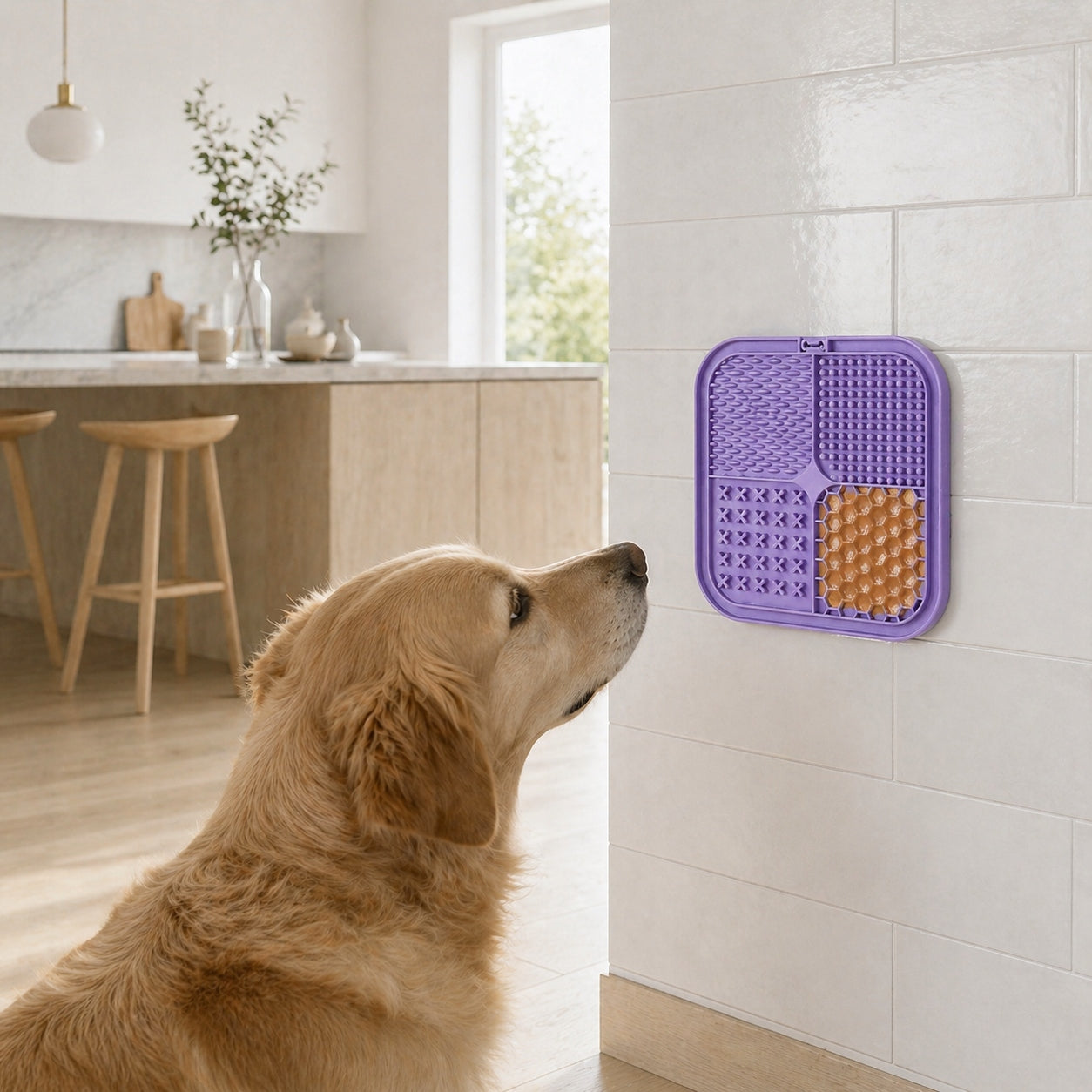 Licking Mat for Dog and Cat – Set of 4 Slowfeeder BOTC Material silicone pad