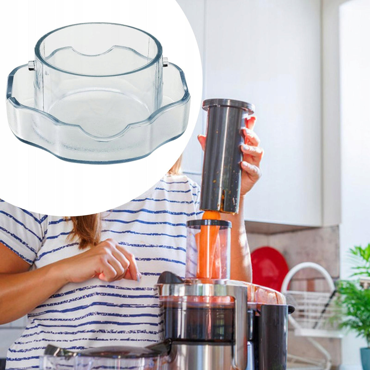 Lid Plug Replacement Part Sturdy Compact for 64oz Low Profile Container