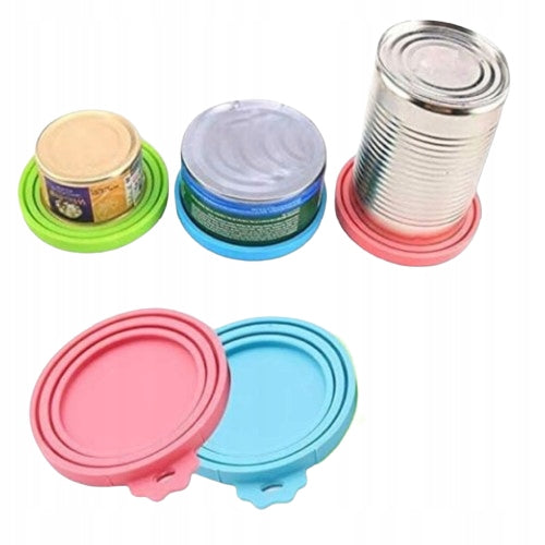 Lids For Cans Lid Universal Teaspoon Silicone 6,5 - 8,5cm 2pcs Packaging status original