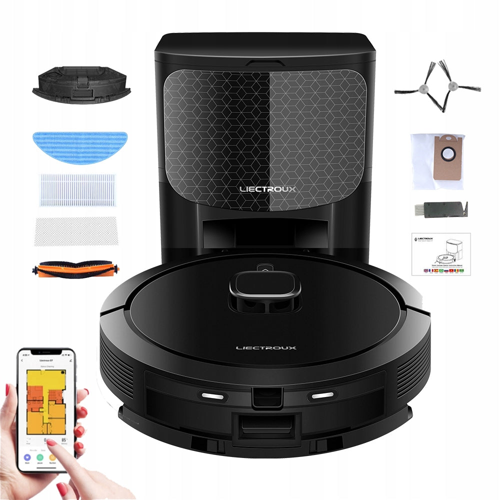 Liectroux G7 Cleaning Mopping robot Auto Empty Station6500Pa 45W 14.4V WIFI