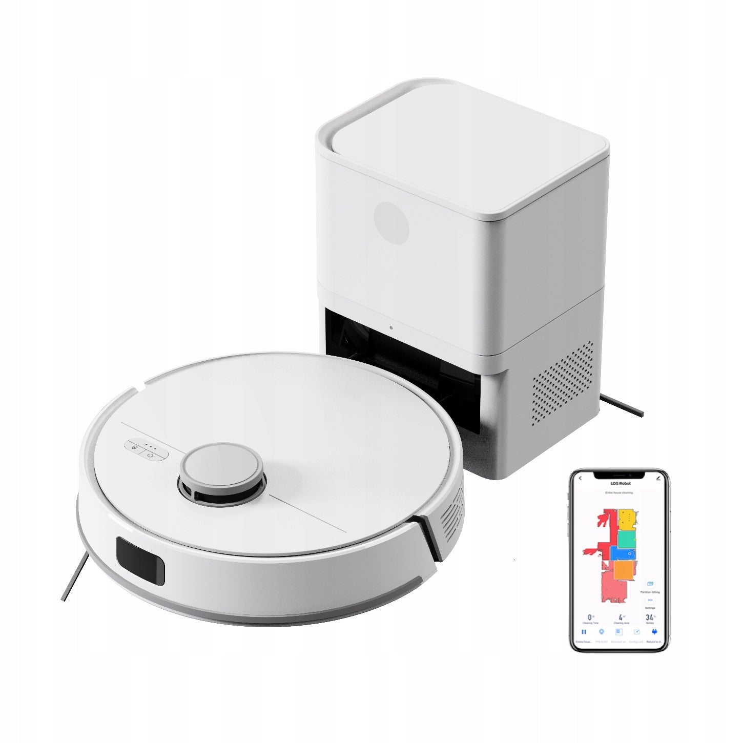 Liectroux M70 Pro Robot Vacuum With Auto Mopping Function Application Mode