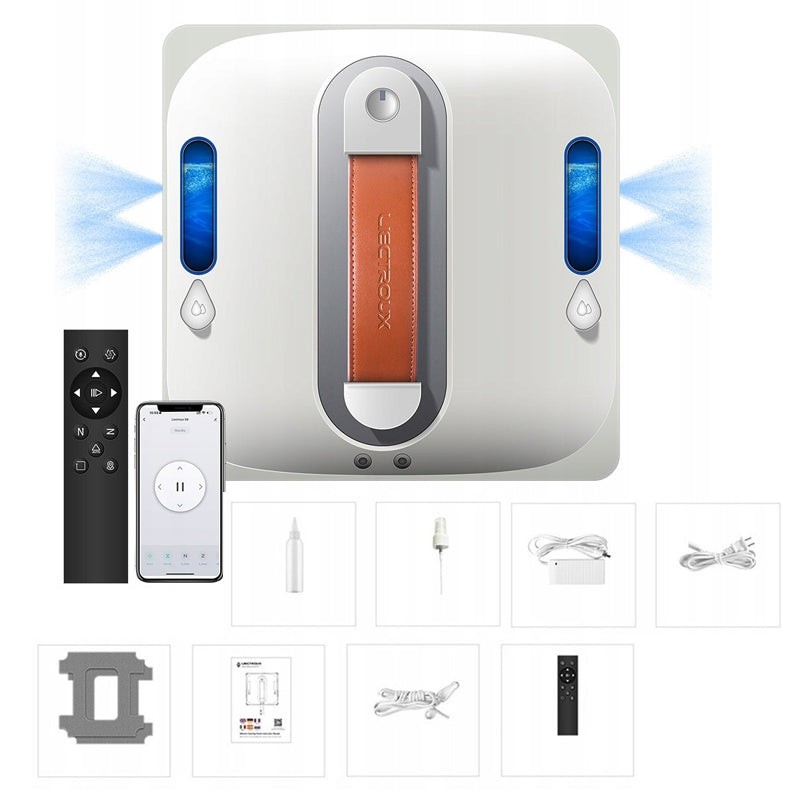 Liectroux S11 Smart Robot Window Cleaner 8000Pa Protection Against