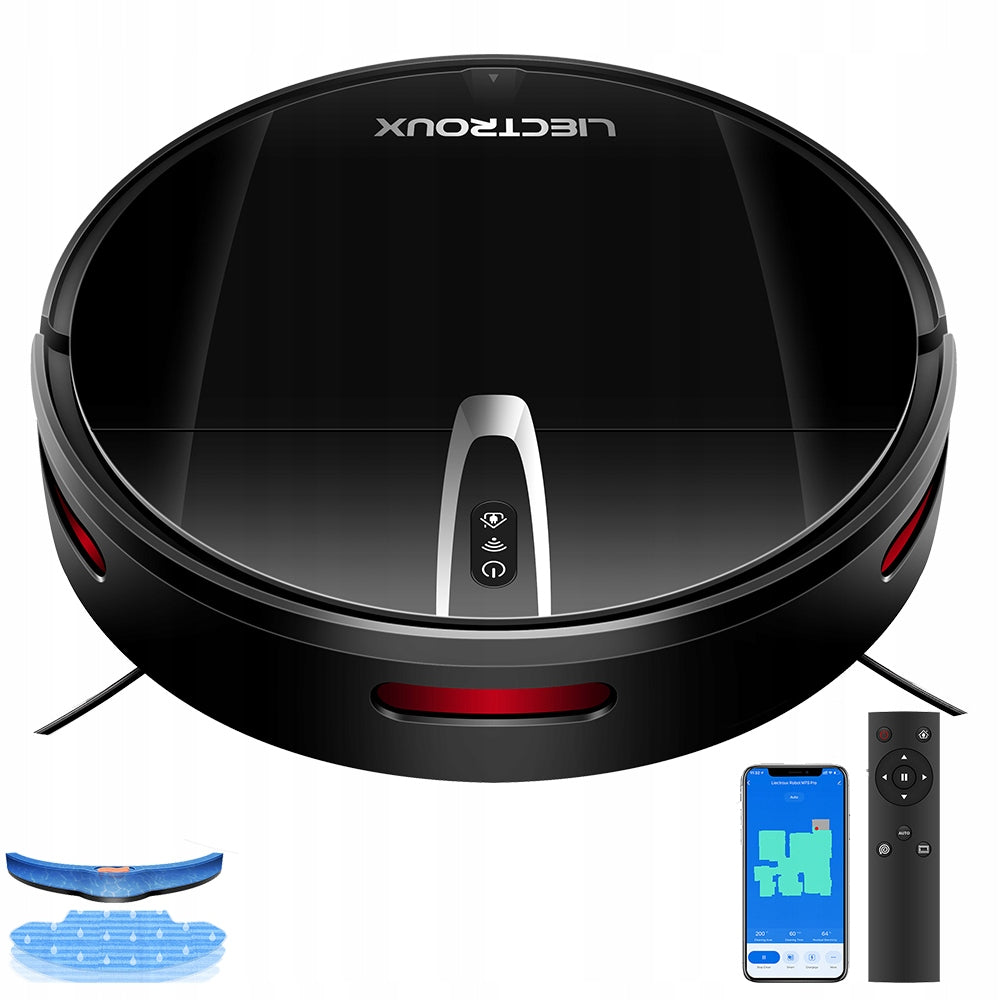 Liectroux V3S Pro smart cleaning robot mop vacuum 4Kpa 4400mAh 120min APP