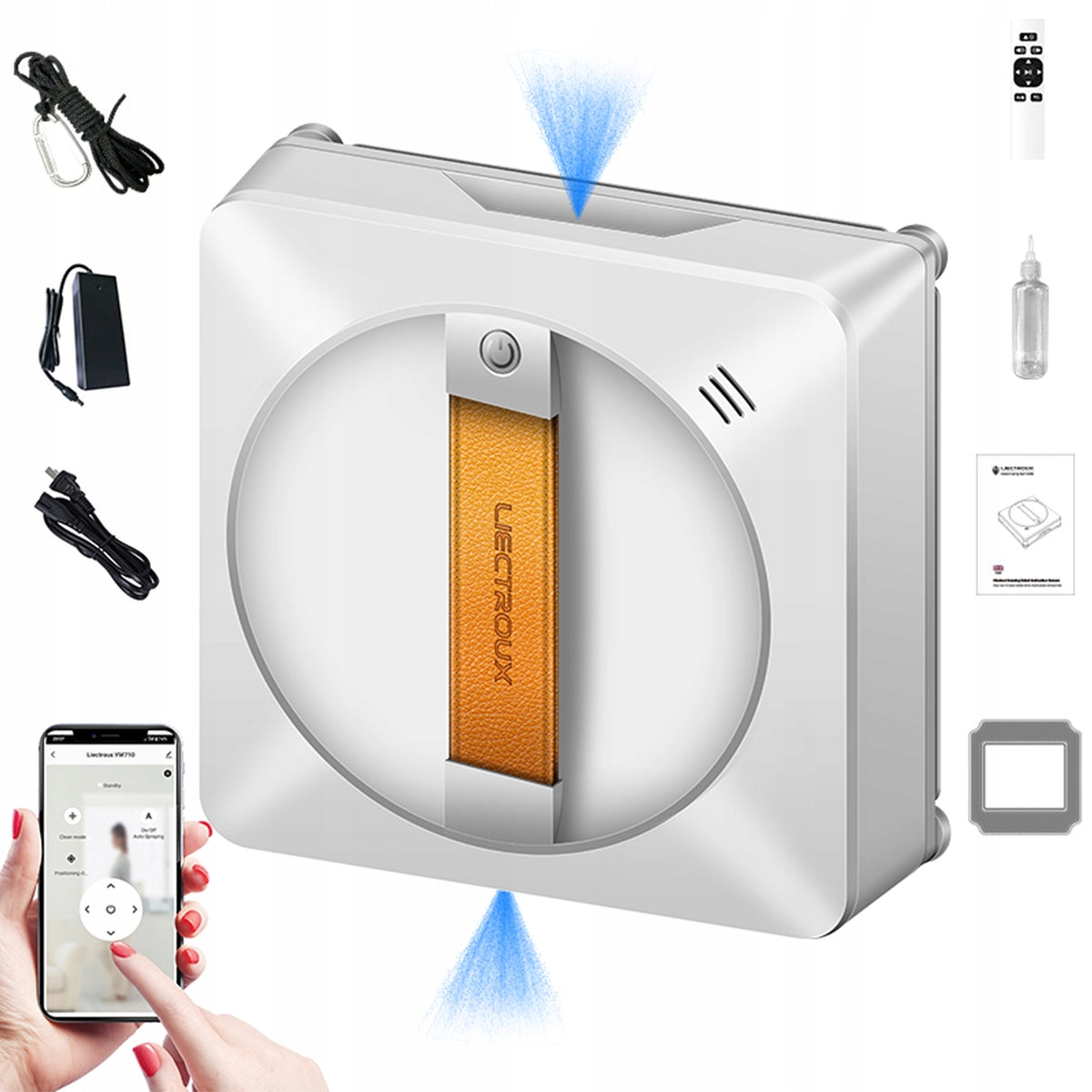 Liectroux YW710 Window Robot Cleaning 3 Modes 2500Pa 40ml 1.3kg 72W