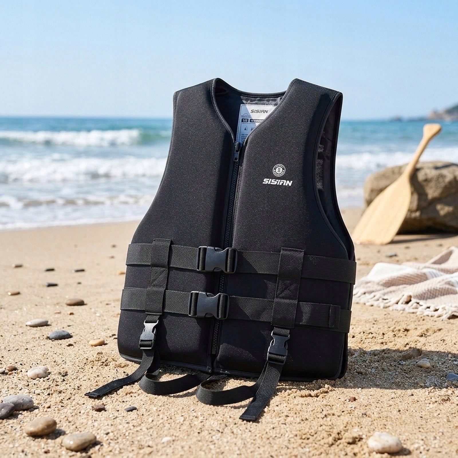 Life Jacket Versatile Flotation Device Life Vest for Boating Fishing S