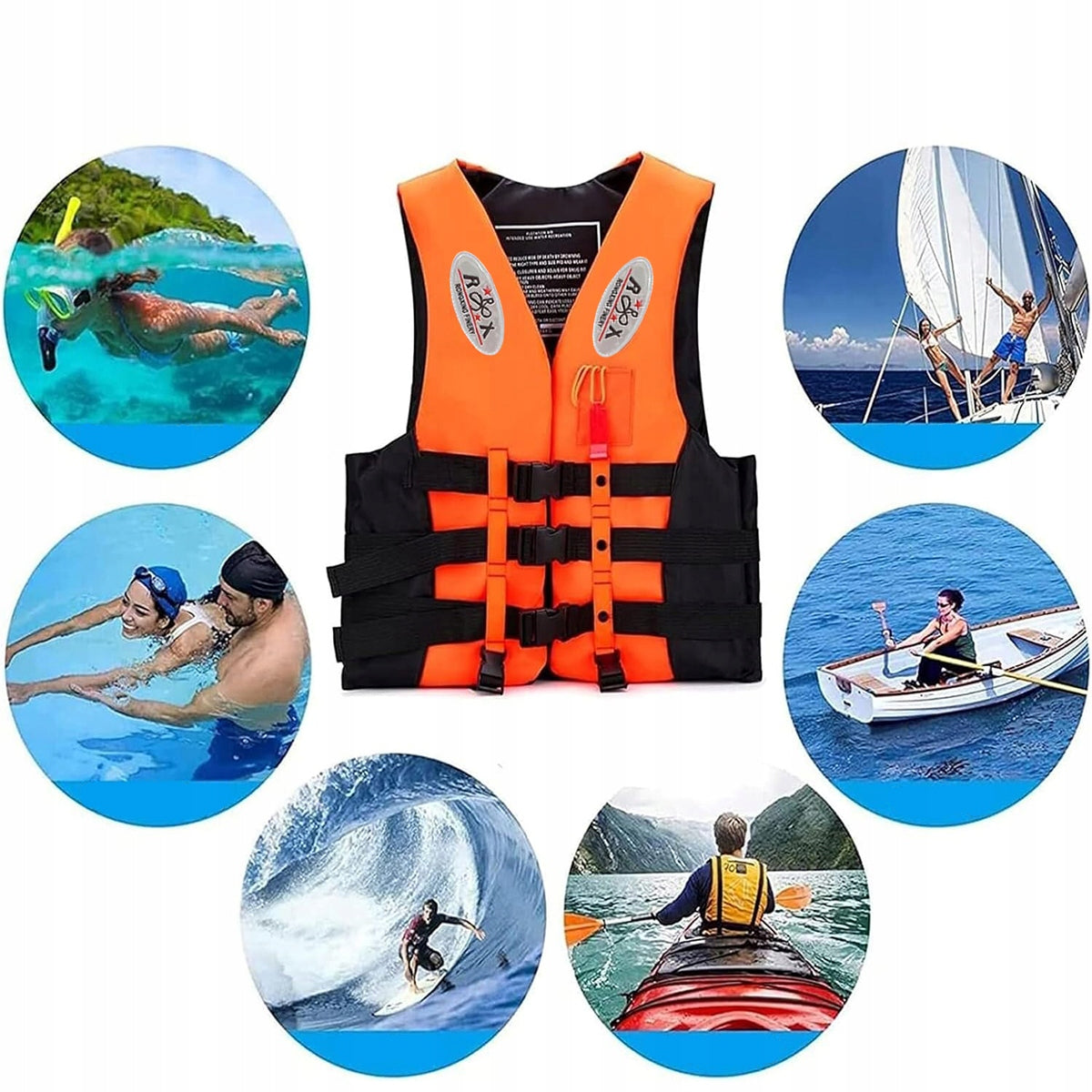 Life Jacket for Baby Whistle for Boat Swimming Packaging status original