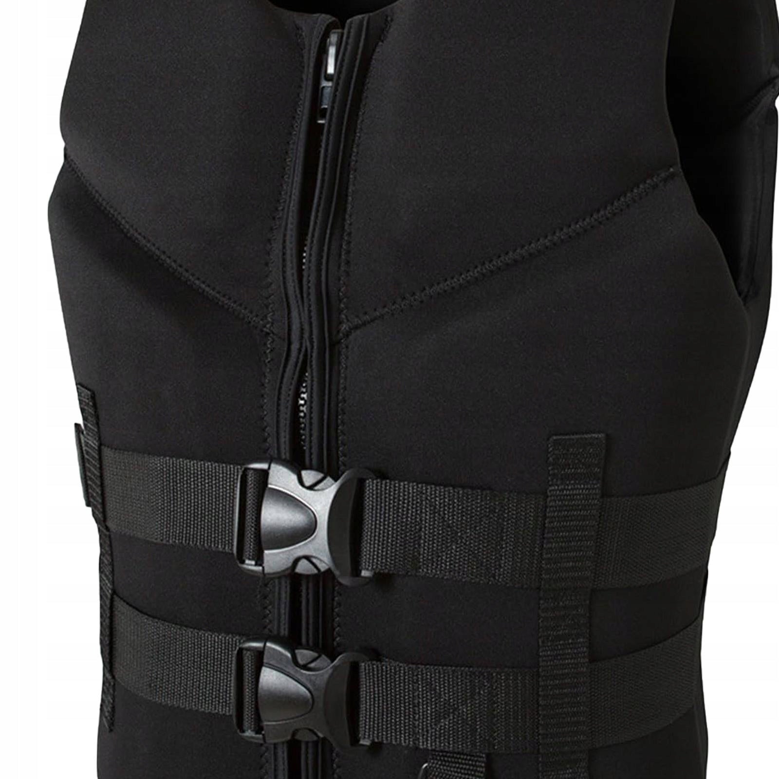 Life Vest Portable Adults Swim Jacket Sleeveless Life Jacket Swim Vest 4XL Brand no brand
