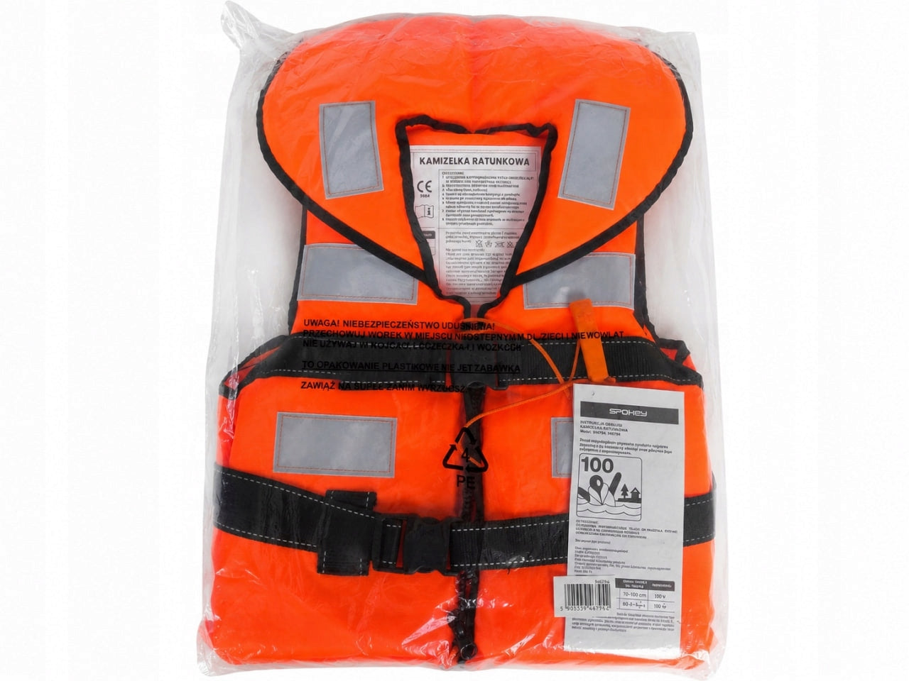 Life Vest Rescue Vest Spokey S 30-40 kg Cage circumference 80-112 cm Brand Spokey