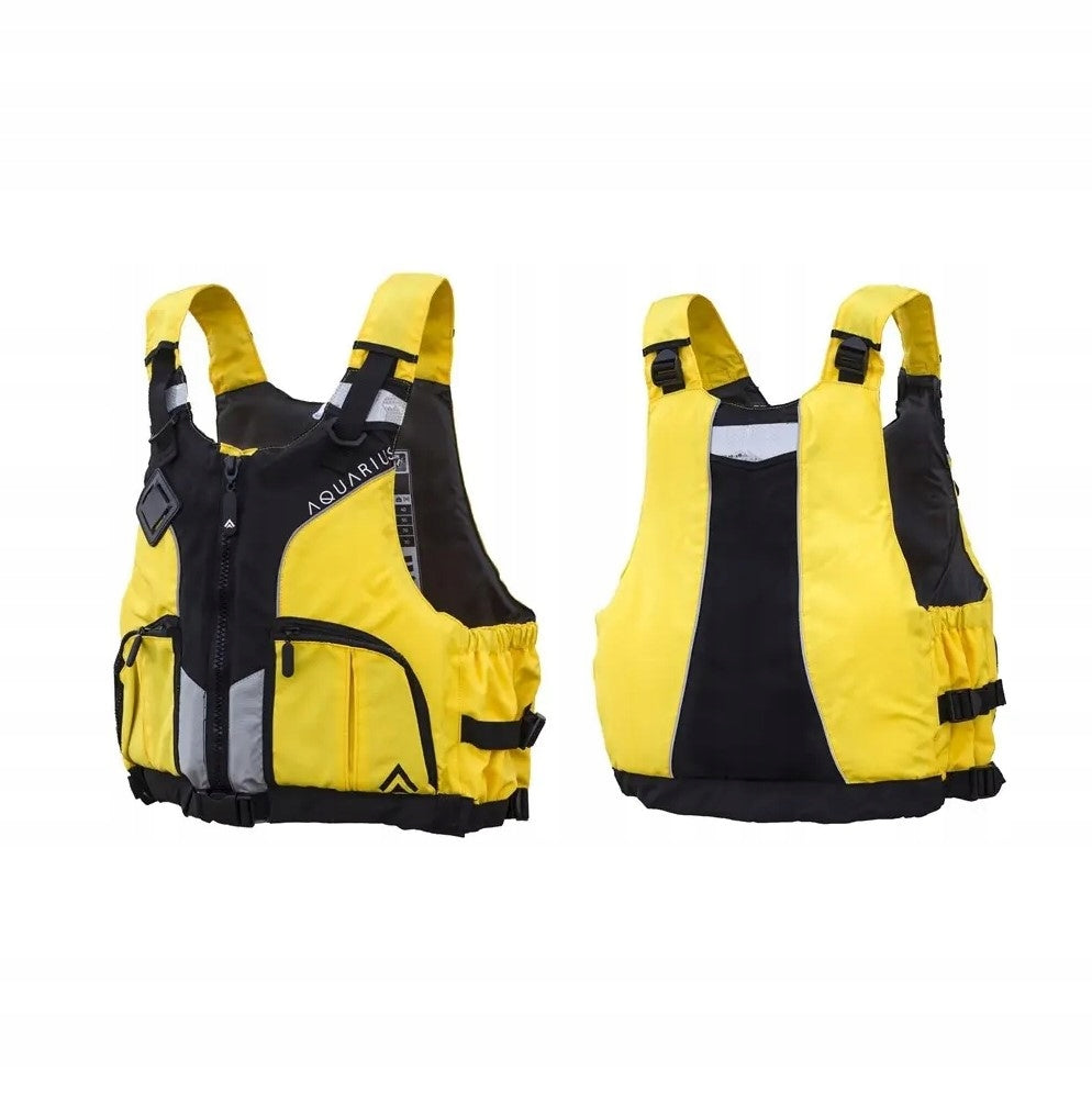 Life Vest safety vest MQ PRO r. XXL yellow with pockets strong 70N