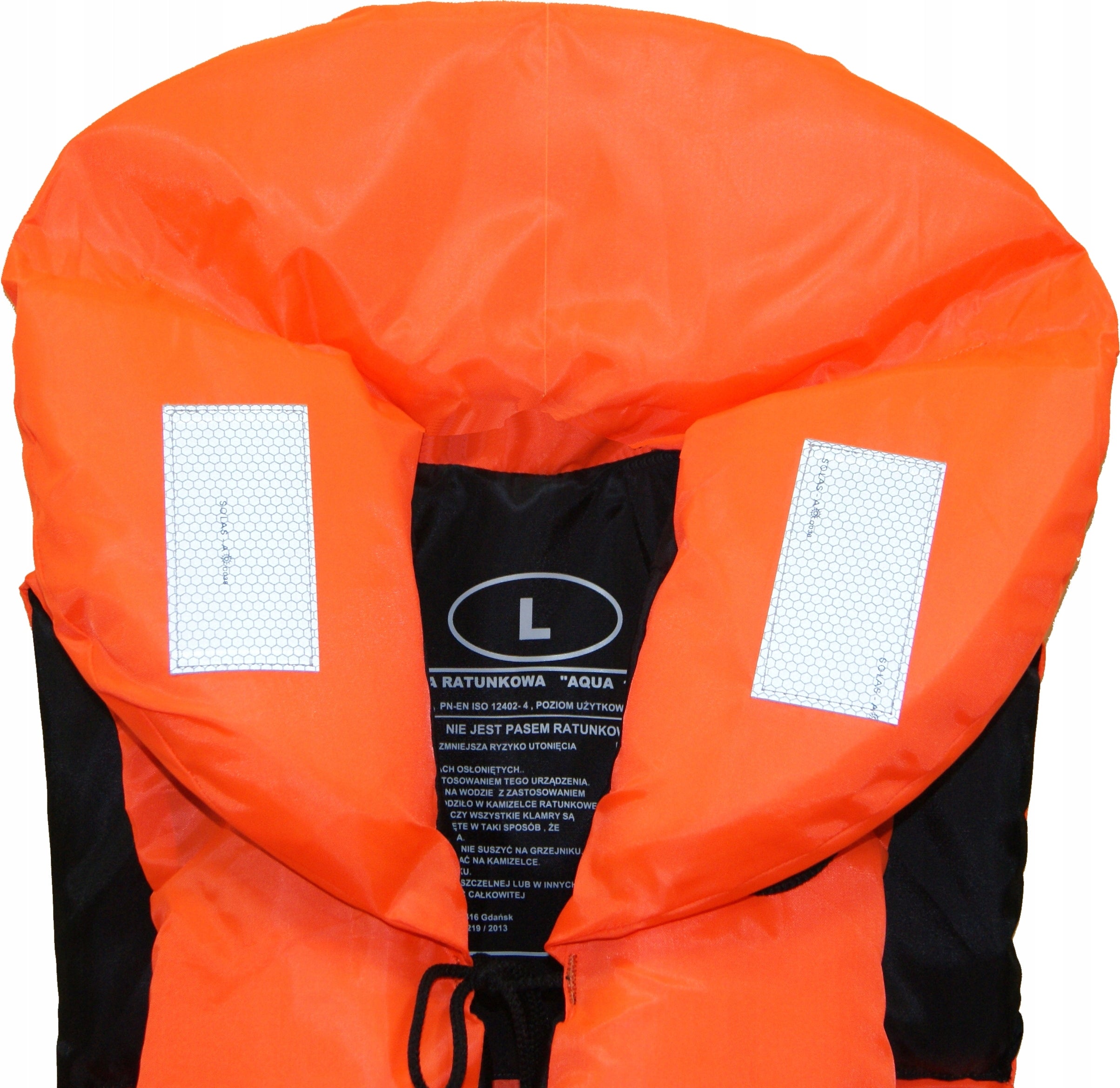 Life jacket 100N L 60-70kg LIFE VEST CE super! zipper closure Manufacturer code 0518