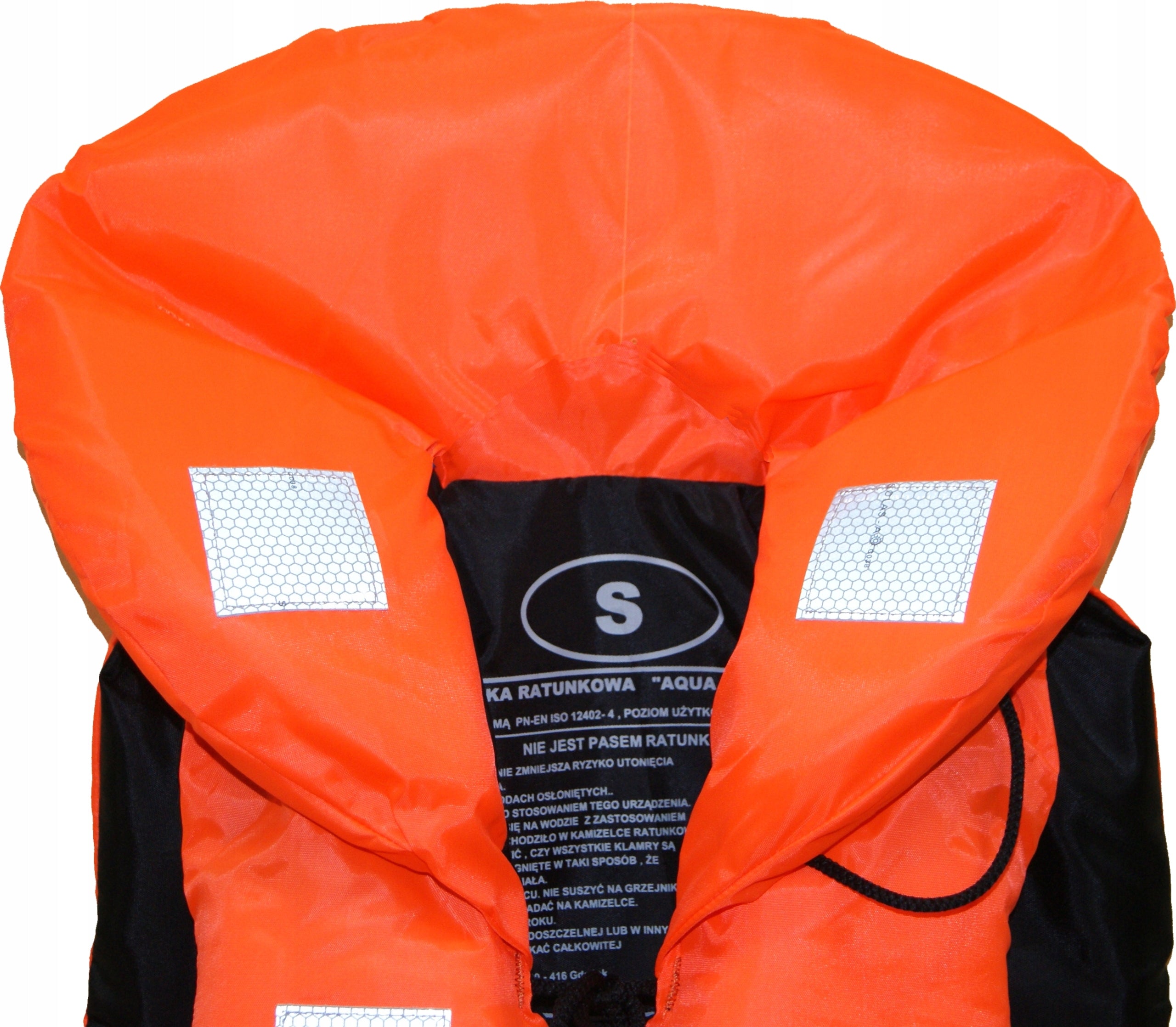 Life jacket 100N S 30-40kg LIFE VEST CE super! zipper closure Manufacturer code 0168