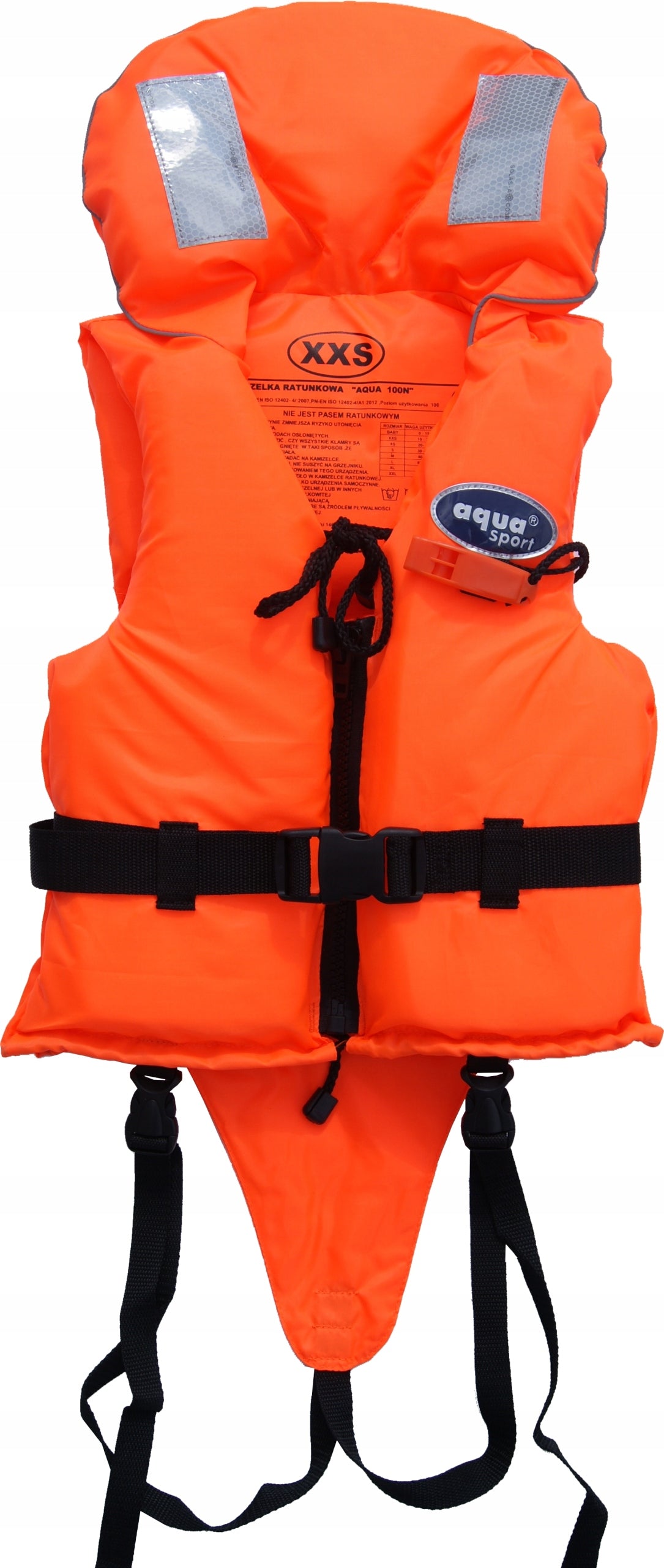 Life jacket LIFE VEST AQUA 100N size Baby 0-15kg CE certificate for children Packaging status original