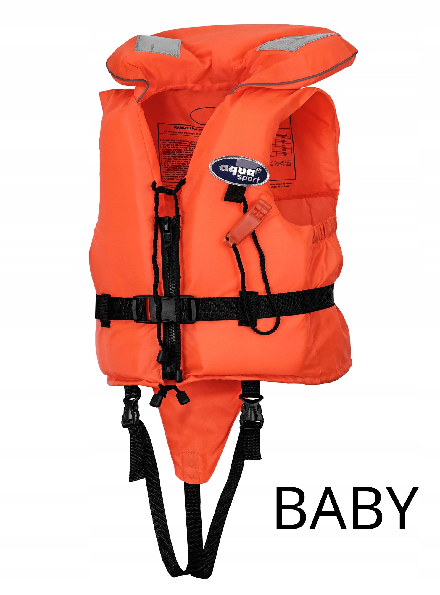 Life jacket LIFE VEST AQUA 100N size Baby 0-15kg CE certificate for children