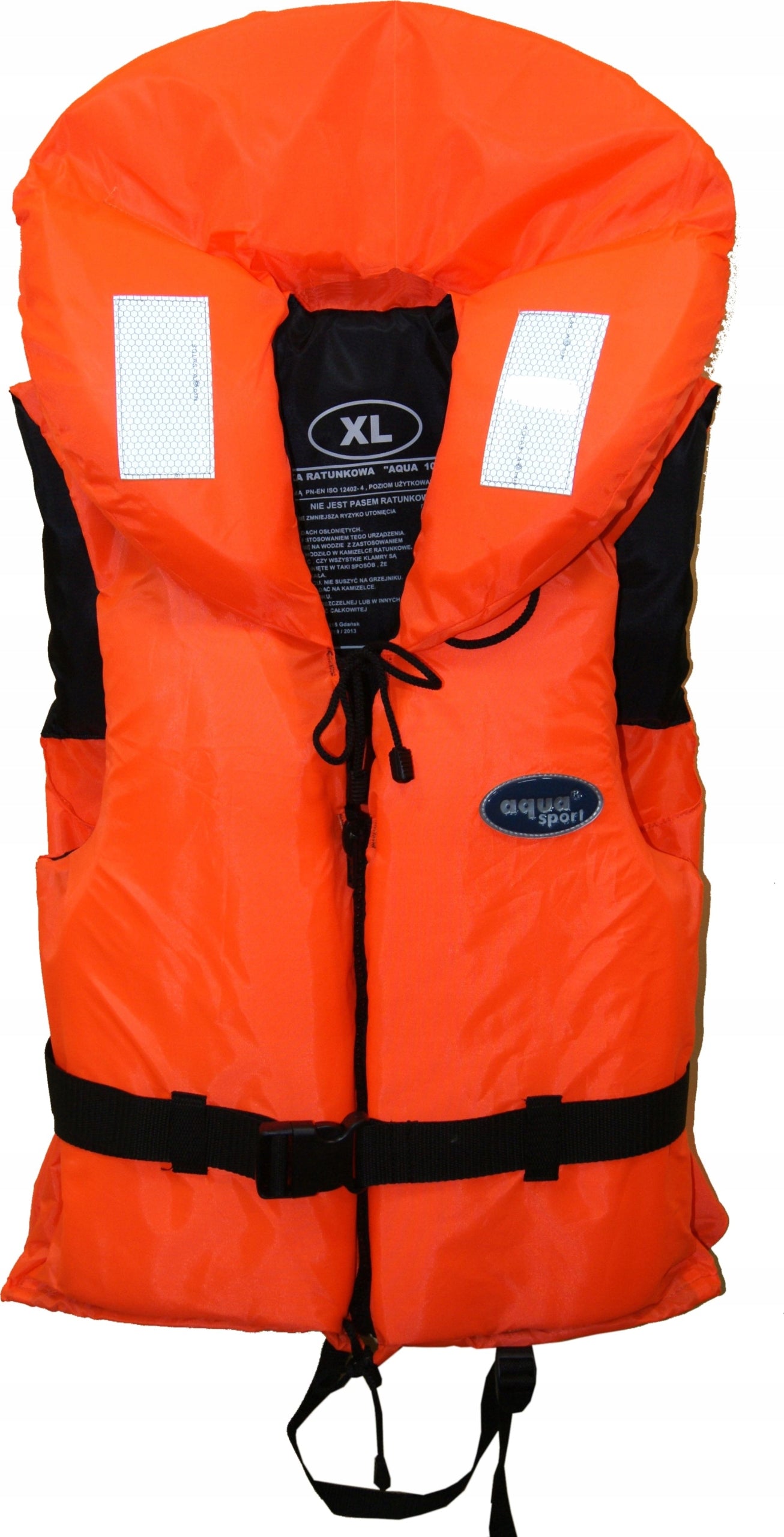 Life jacket LIFE VEST AQUA 100N size XL 70-90kg CE certified Packaging status original