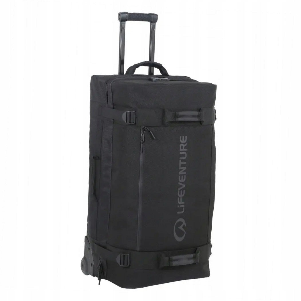 Lifeventure Expedition Clamshell Duffle, 110 Litre Rigid- Base, Black