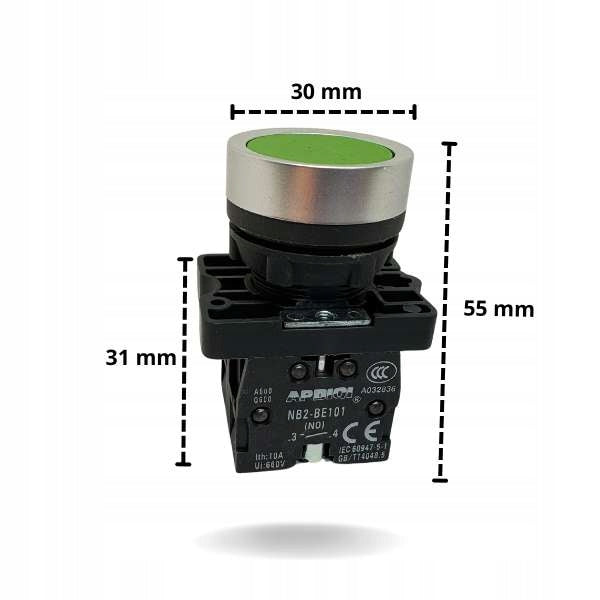 Lift button 2 x NO - green Manufacturer code P-PRZY-0006