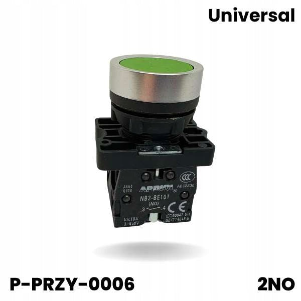 Lift button 2 x NO - green