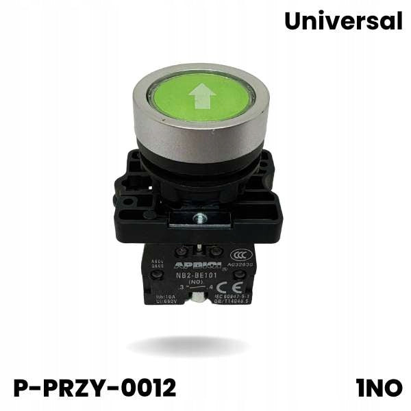Lift button - green with arrow (up-down) 1 x NO