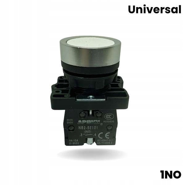 Lift button - white 1 x NO