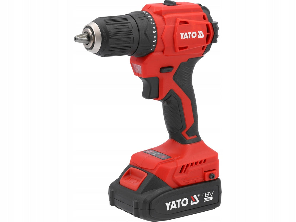 Light Drilling Machine 18V Cordless 2.0 Ah YATO 45Nm YT-827788
