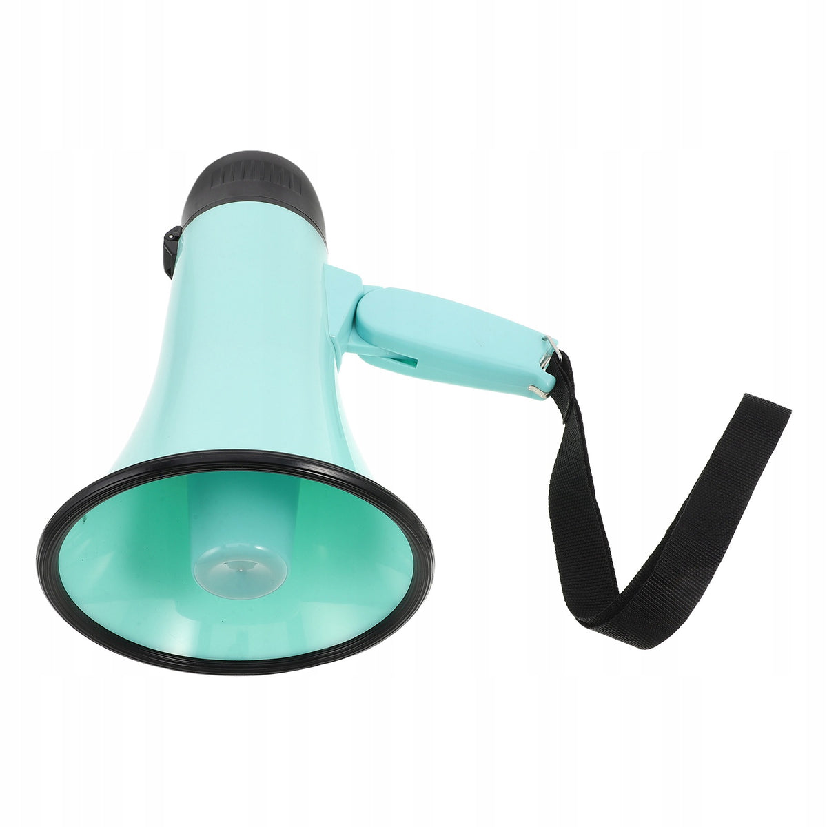 Light Green Portable Megaphone Bullhorn with Strap for Outdoor Events