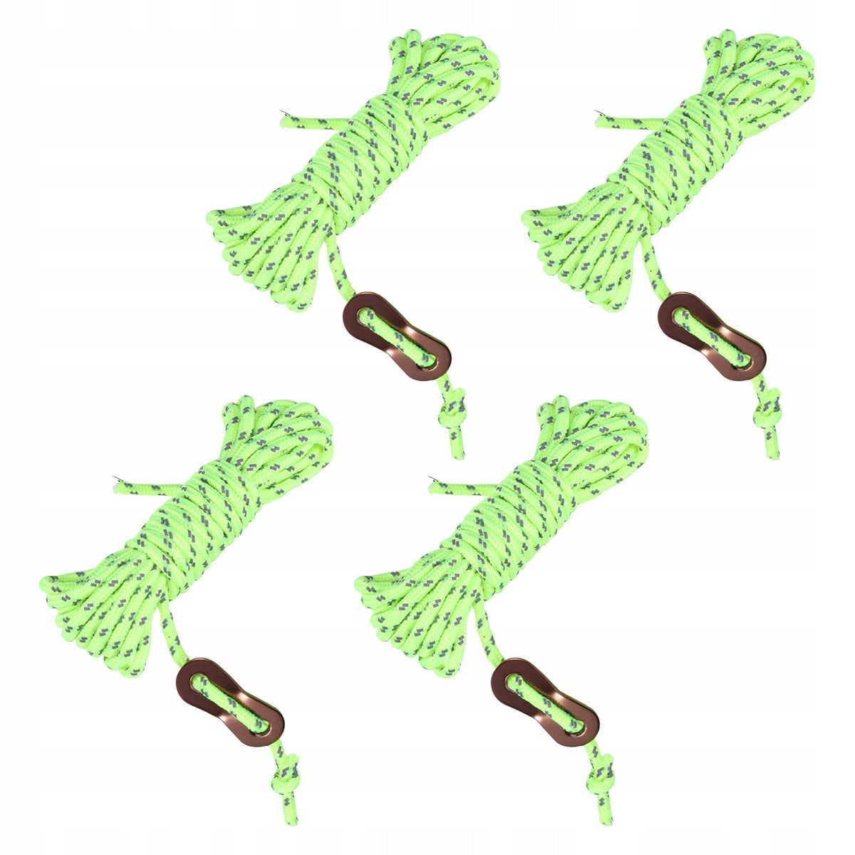 Light Green Reflective Tent Cords with Buckles for Camping and Outdoor Use Manufacturer code 21939566