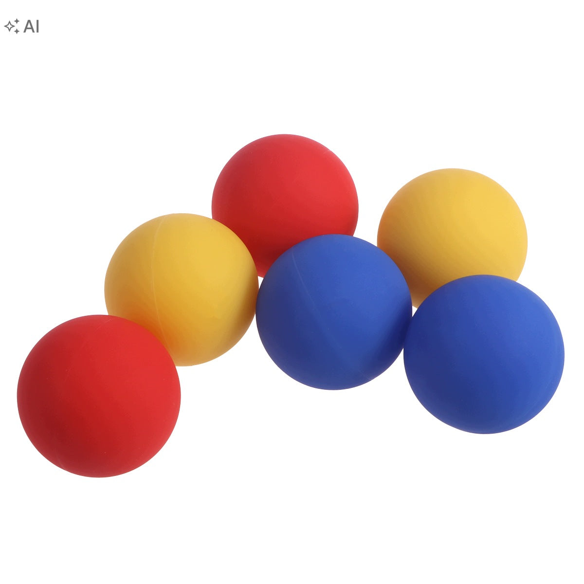Light Green Silicone Massage Ball for Muscle Knot and Trigger Point Therapy