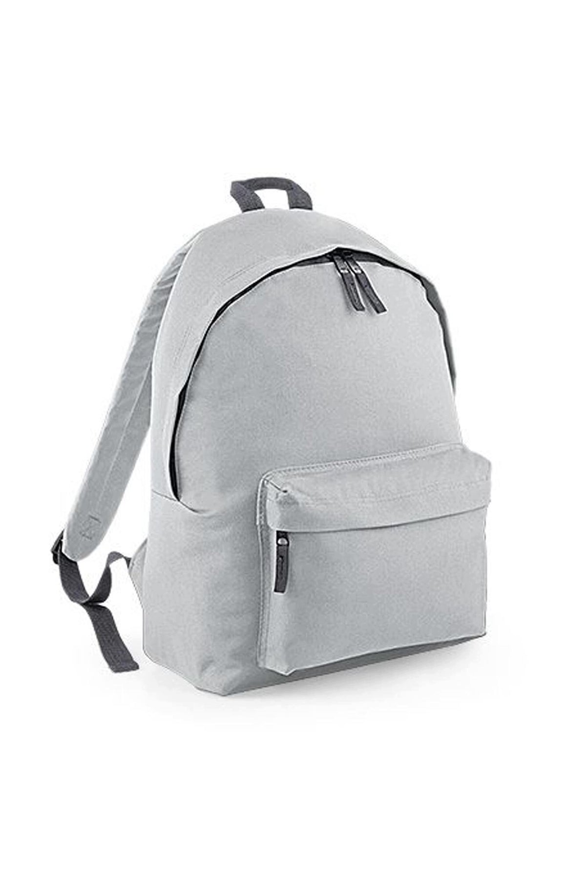 Light Grey Classic Urban Sports School Backpack for School Work Large
