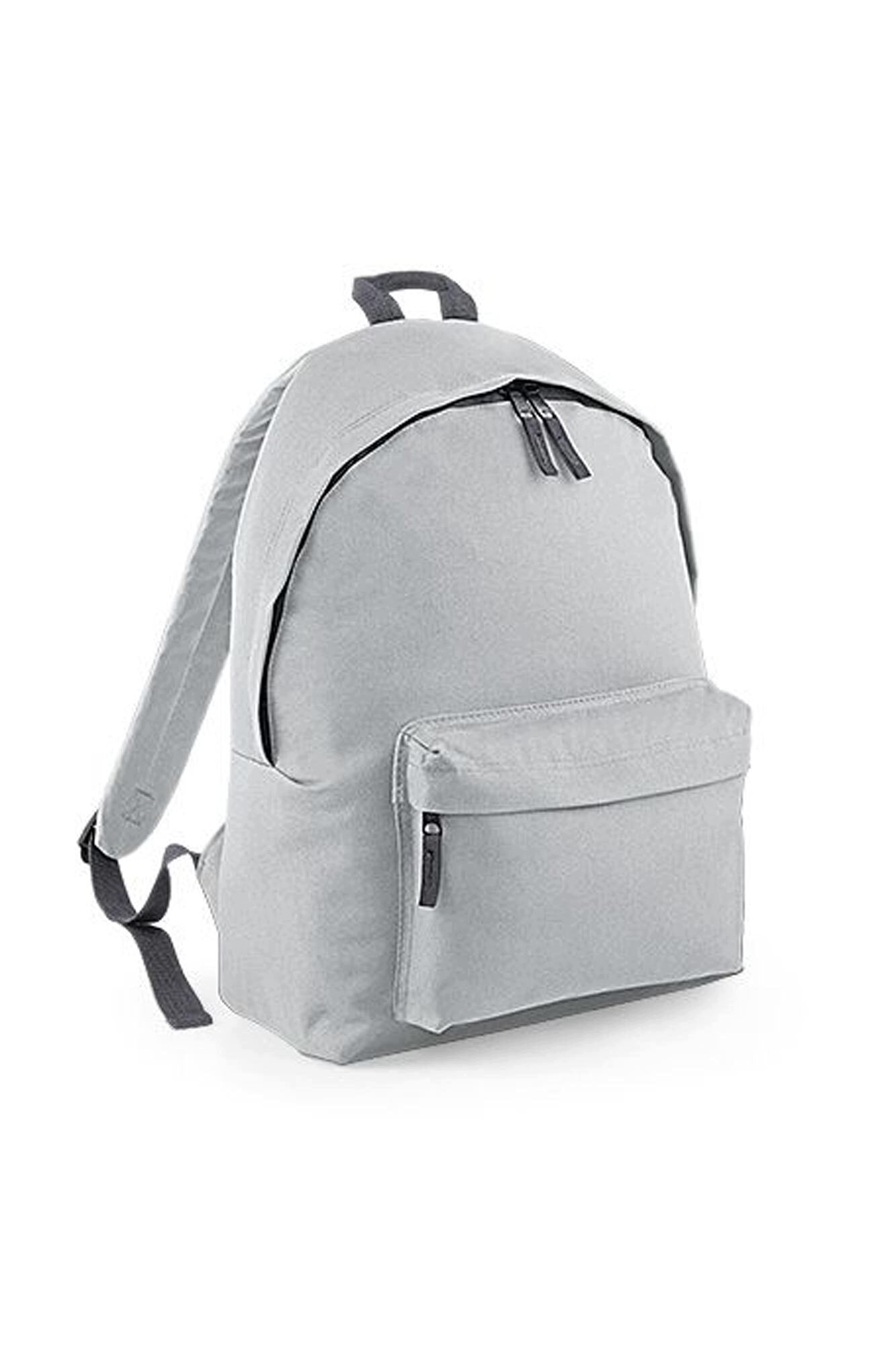 Light Grey Classic Urban Sports School Backpack for School Work Large
