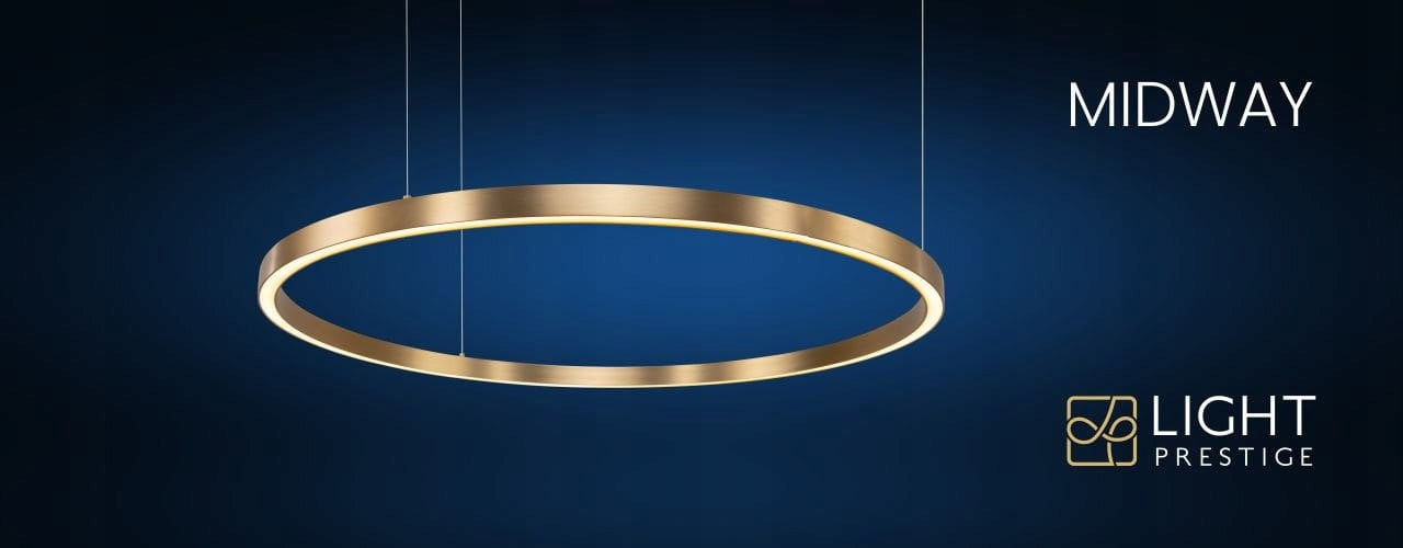 Light Prestige pakabinamas šviestuvas, auksinės spalvos