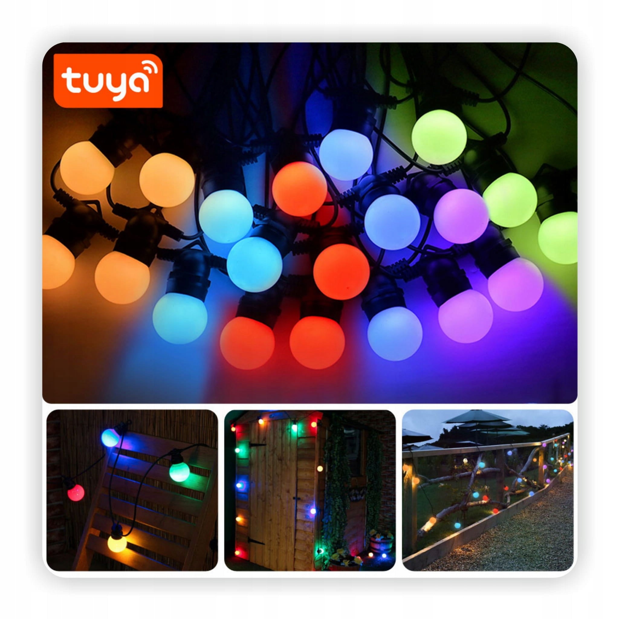 Light garland 12m Wifi LED RGB Tuya 20 lights EAN (GTIN) 5905359883838