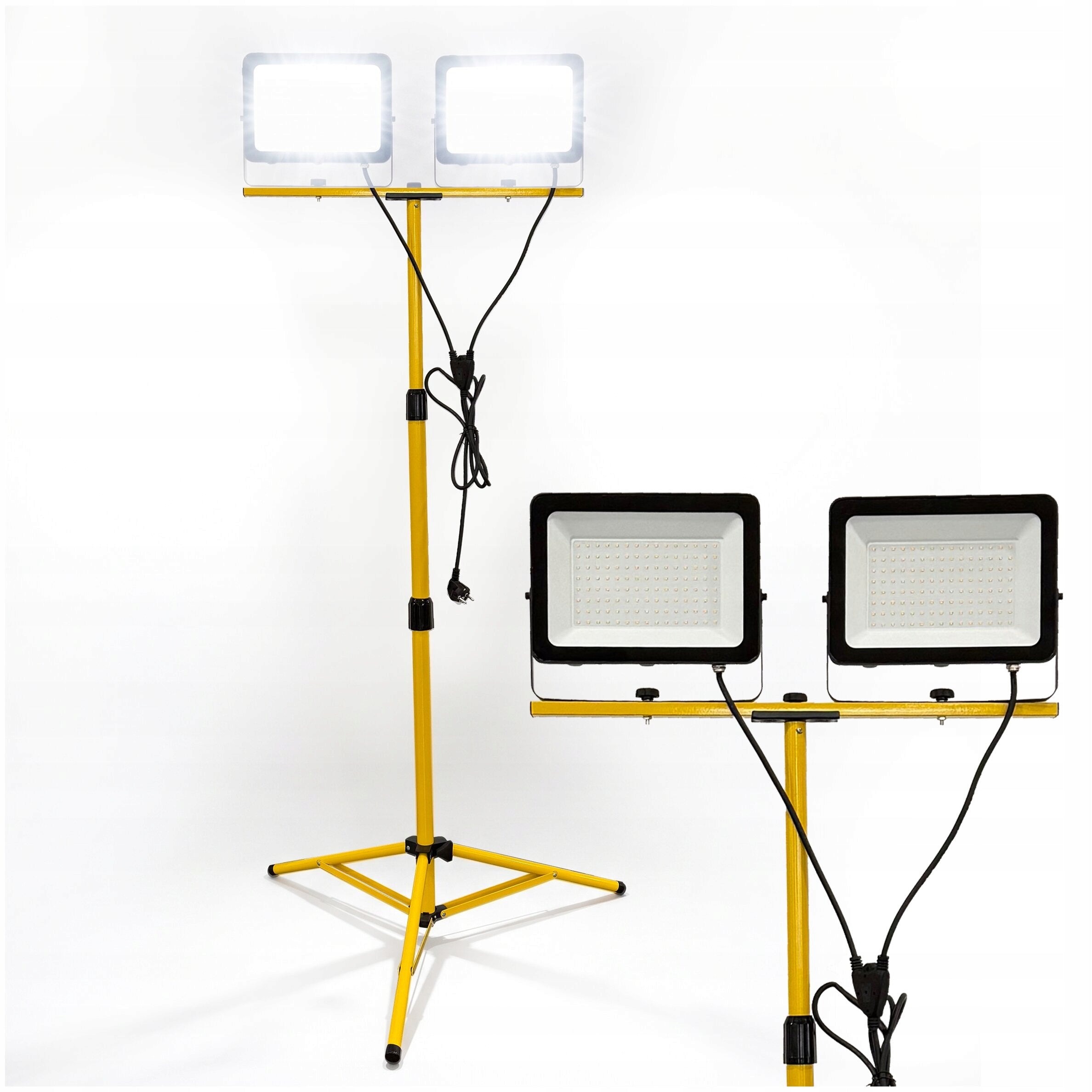LightLogic LED SET 2x100W Floodlight Tripod Construction IP65 LL FERON