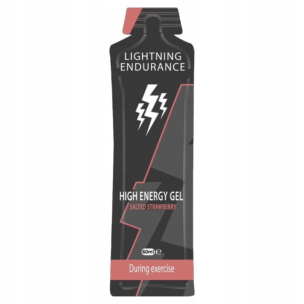 Lightning Endurance High Energy Gel High Energy Salty Strawberry Gel