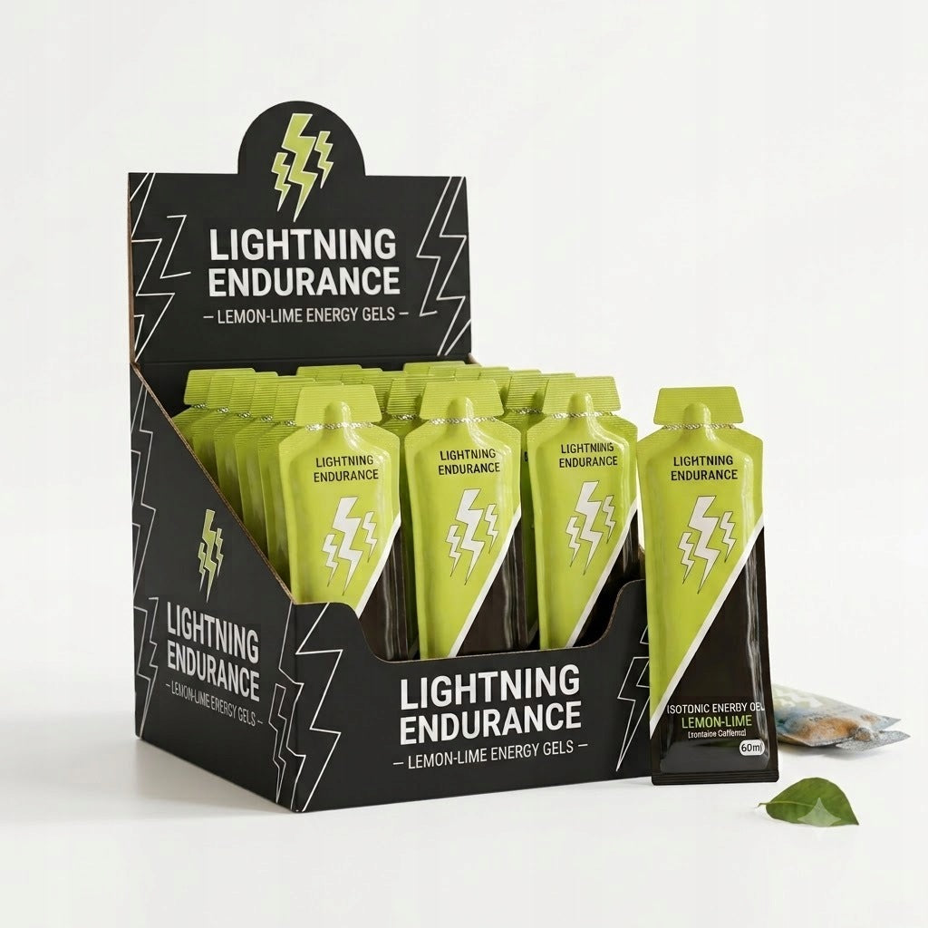 Lightning Endurance Isotonic Energy Gel, lemon-lim energy gel 10x60 ml