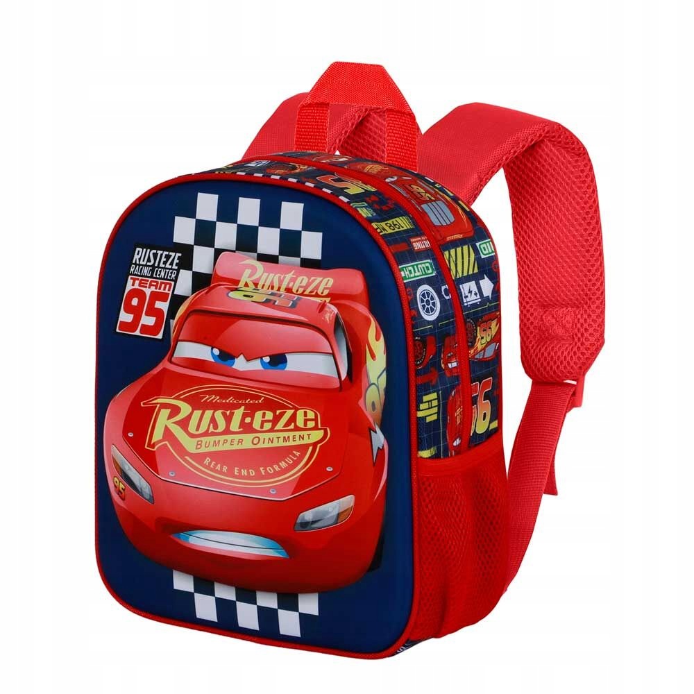 Lightning McQueen Backpack Cars Preschool Backpack THREE-DIMENSIONAL 31CM