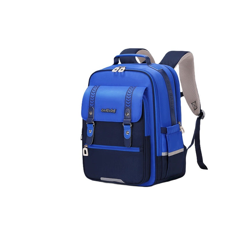 Lightweight Backpack For Student Boys And Girls Blue With Pencil Case