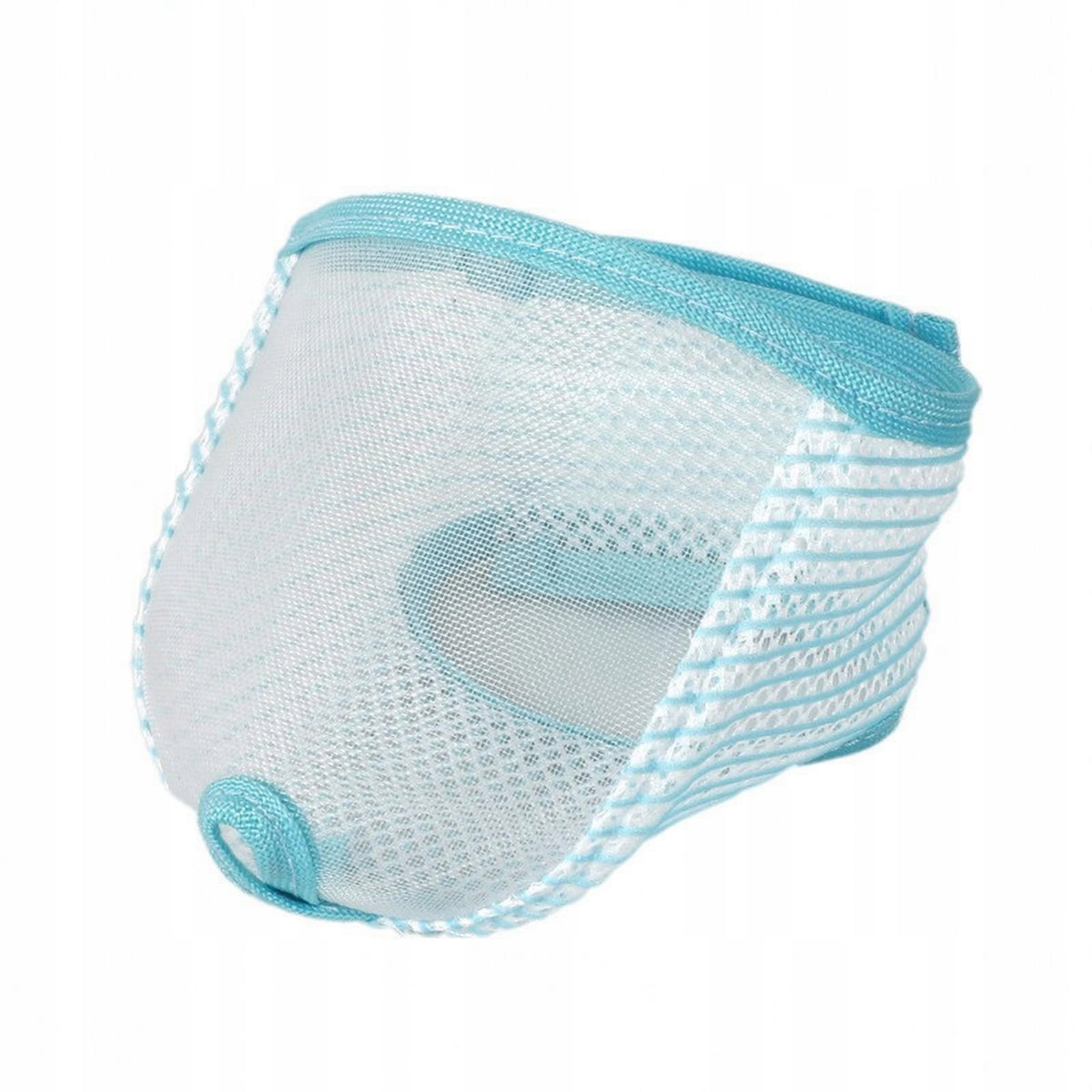 Lightweight Breathable Cat Cover | Soft Bound Edge, Cat Muzzle with S Blue Packaging status original