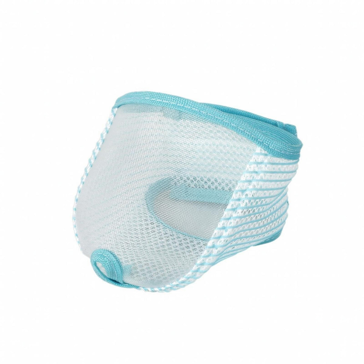 Lightweight Breathable Cat Headgear | Soft Bound Edge, Cat Muzzle L Blue