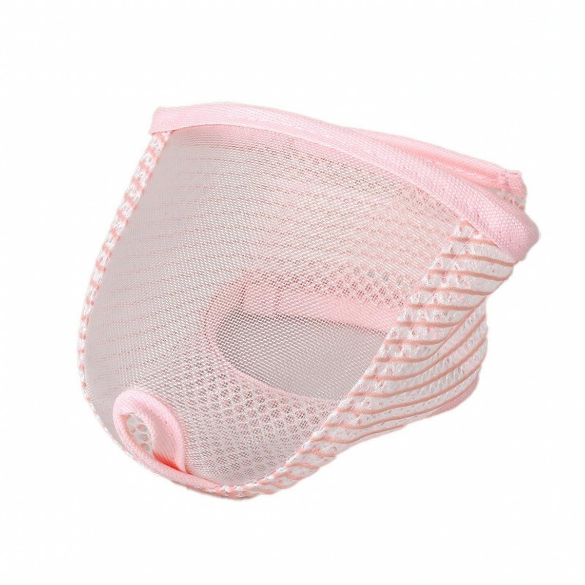 Lightweight Breathable Cat Headgear | Soft Bound Edge, Cat Muzzle L Pink