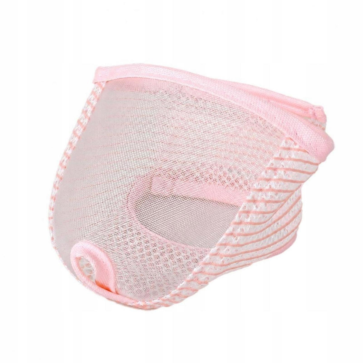 Lightweight Breathable Cat Headgear | Soft Bound Edge, Cat Muzzle S Pink