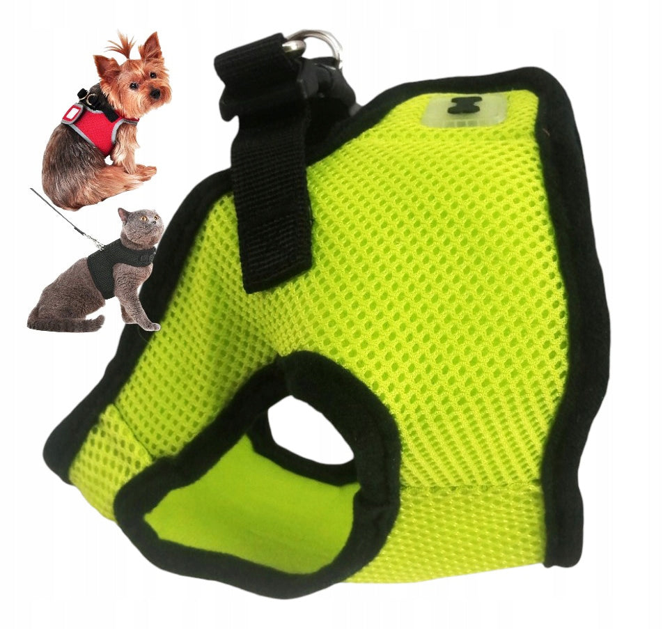 Lightweight Breathable Harness Vest for Small Dog or Cat XS