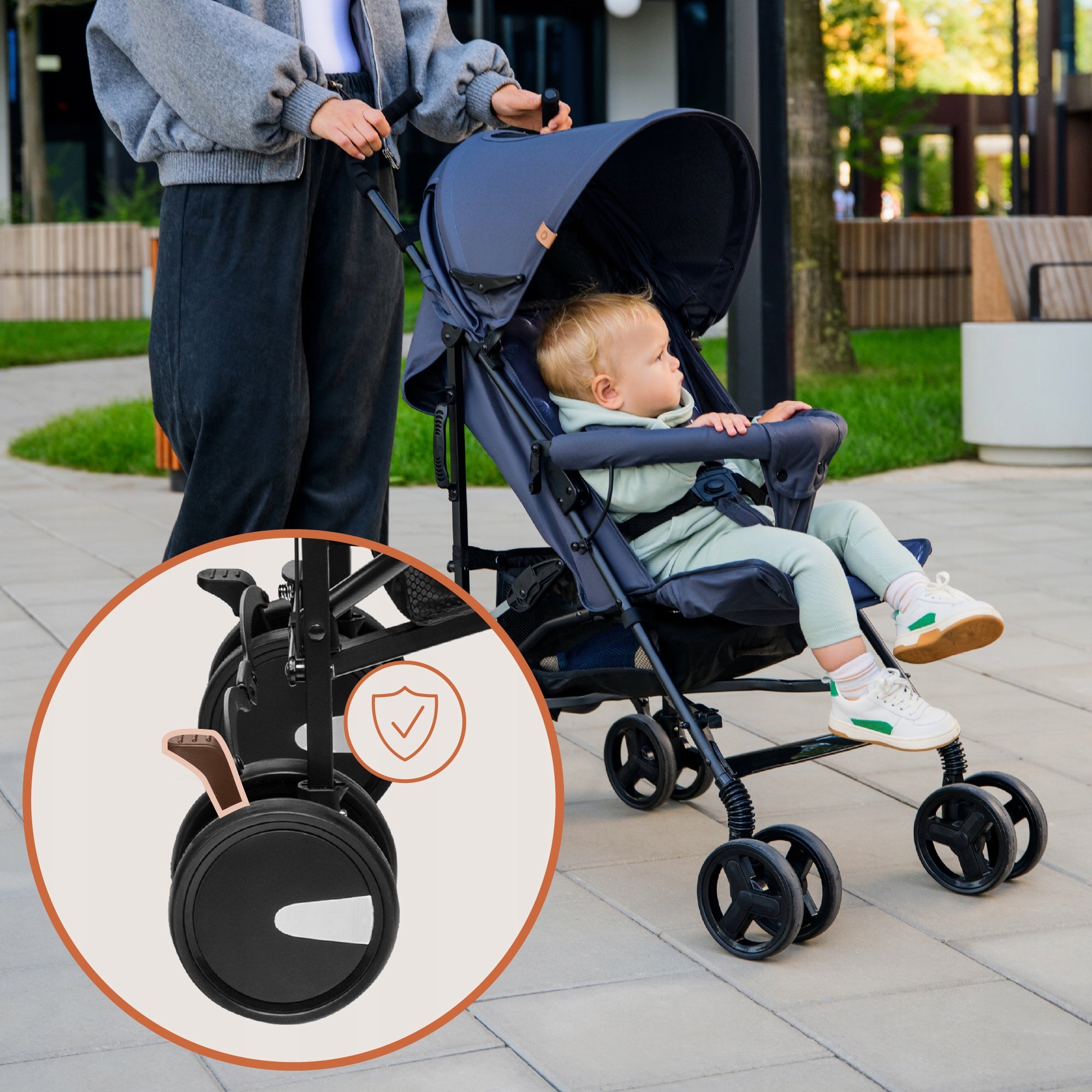 Lightweight Folding Stroller Baby Stroller Umbrella Lionelo ELIA Brand Lionelo