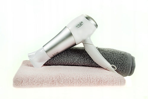Lightweight Hair Dryer 2 Speed Cold Air Concentrator Folding Handle Brand ADLER