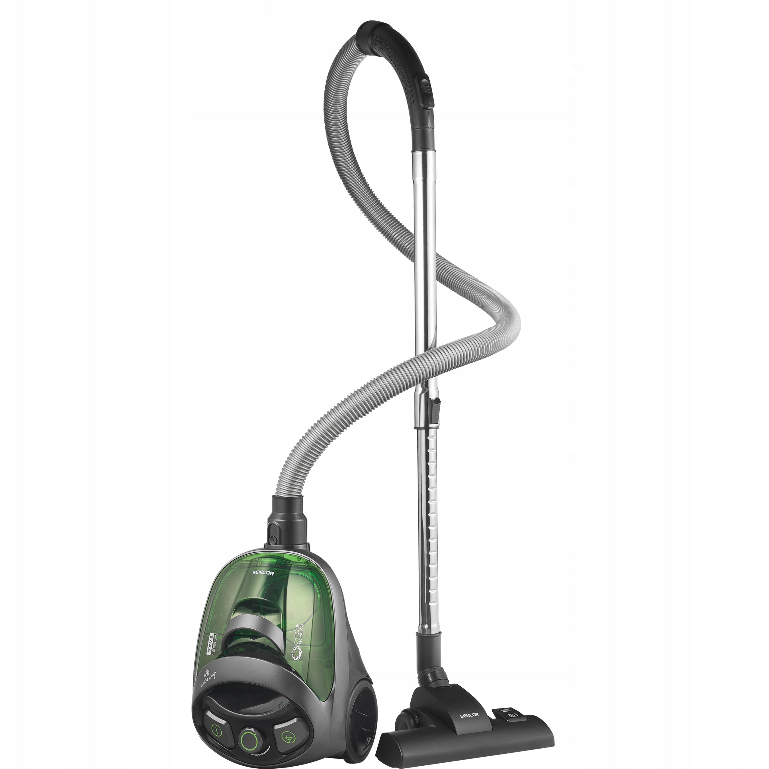 Lightweight POWERFUL Bagless Vacuum Cleaner Sencor SVC 1016GR Black 800W EPA E12 Packaging status original
