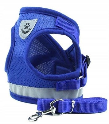 Lightweight Pressure-Free Harness for Small Cat Dog Strong Reflective XS + LEASH Manufacturer code 02205n