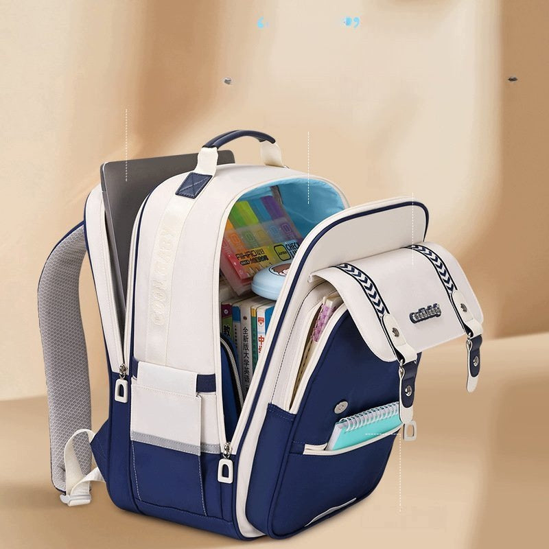 Lightweight School Backpack For Children 1-6 Years Pink Large Safe Brand no brand