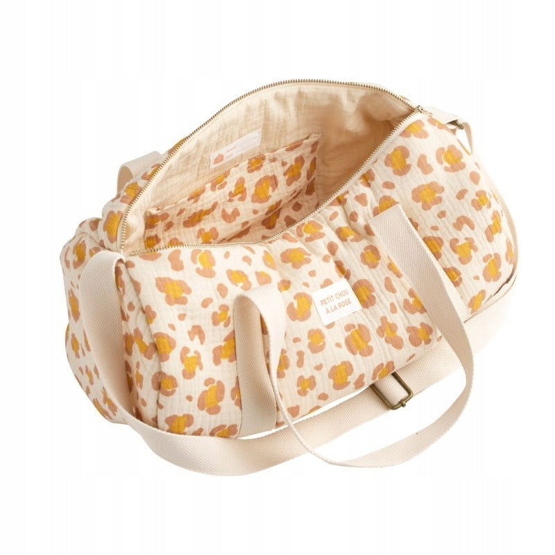 Lightweight Stylish Leopard Print Muslin Bag Petit Chou Sauthon Sauthon Brand no brand